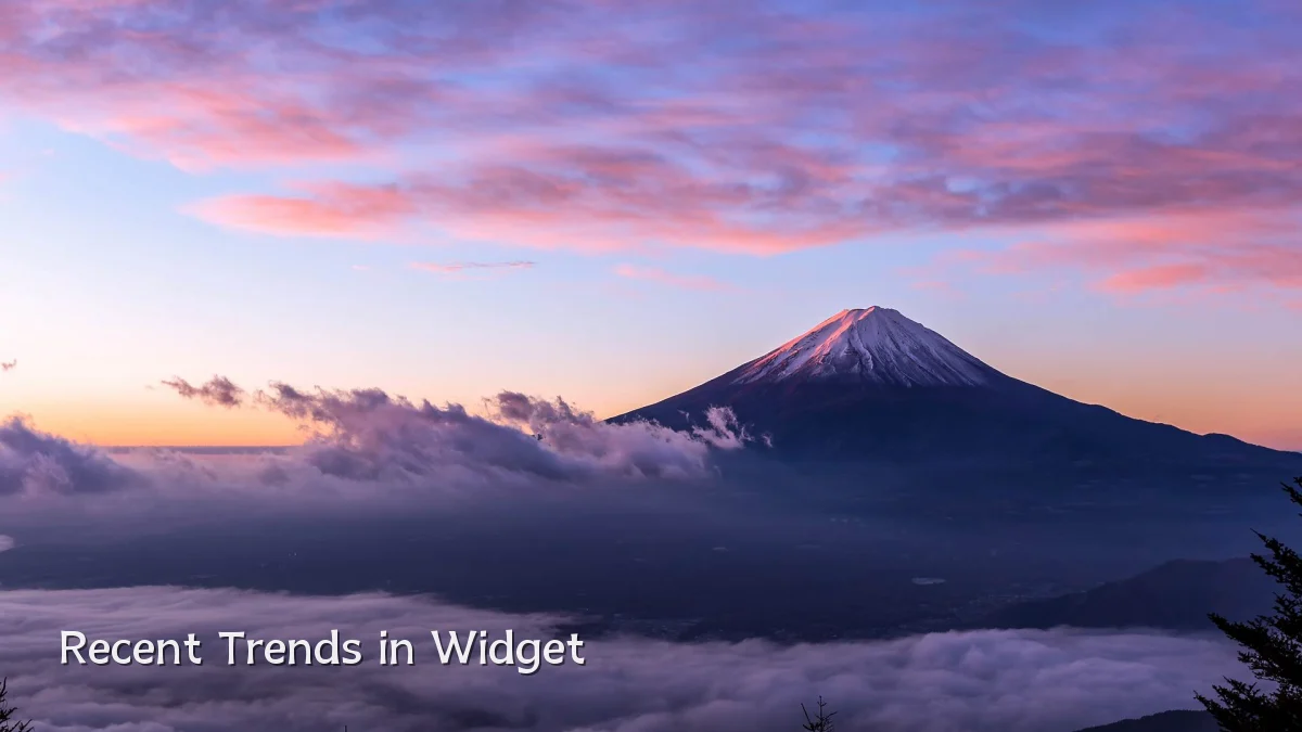 Recent Trends in Widget