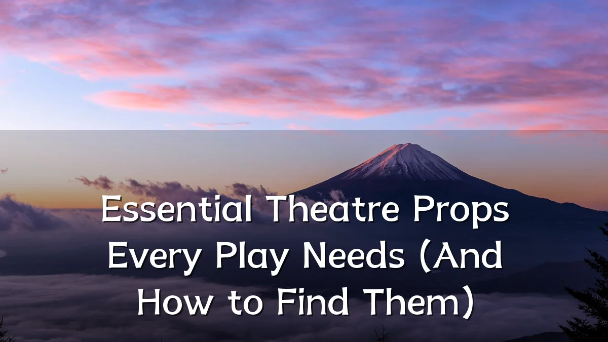 Essential Theatre Props Every Play Needs (And How to Find Them)