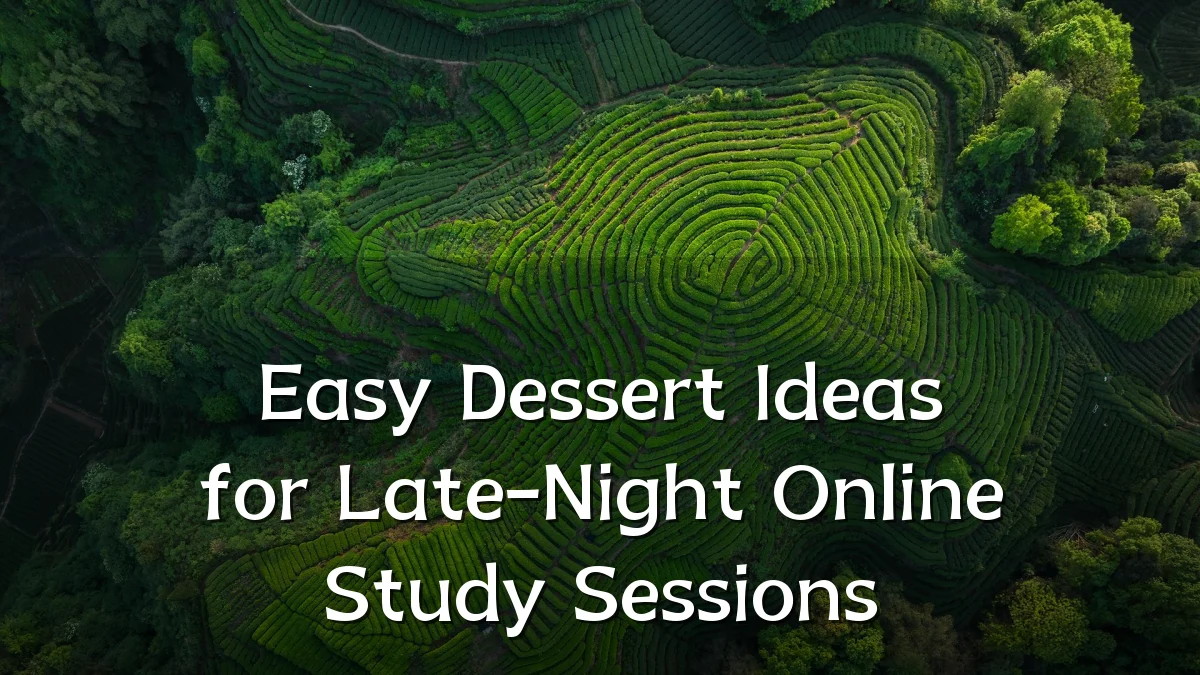 Easy Dessert Ideas for Late-Night Online Study Sessions