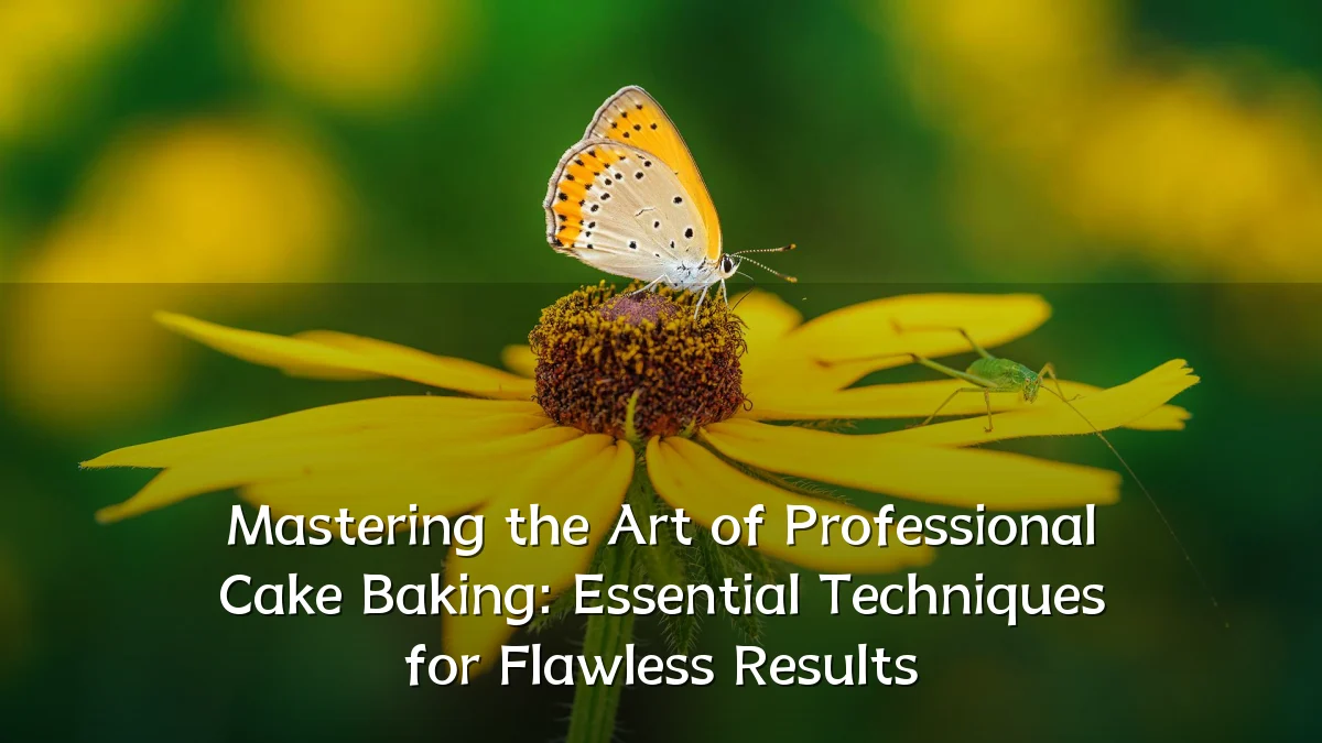 Mastering the Art of Professional Cake Baking: Essential Techniques for Flawless Results