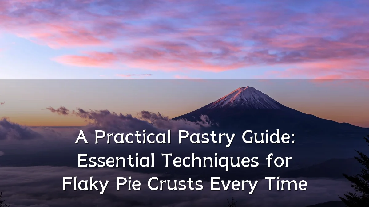 A Practical Pastry Guide: Essential Techniques for Flaky Pie Crusts Every Time