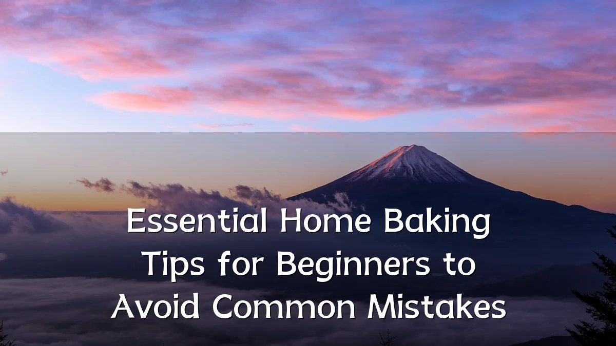 Essential Home Baking Tips for Beginners to Avoid Common Mistakes