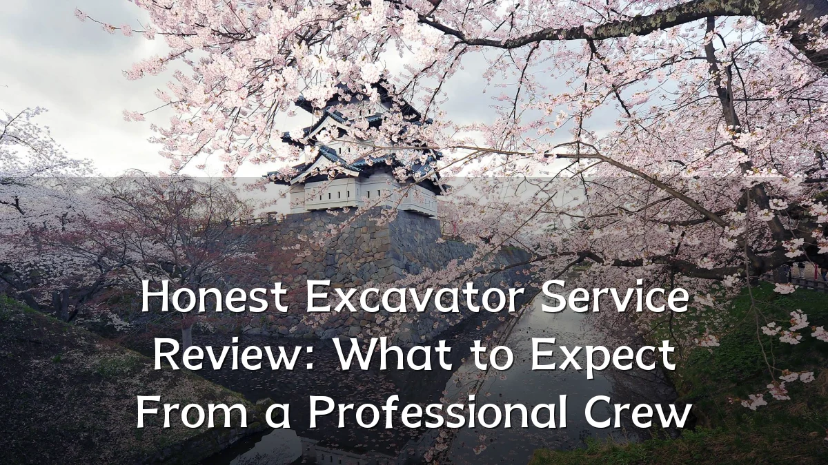 Honest Excavator Service Review: What to Expect From a Professional Crew