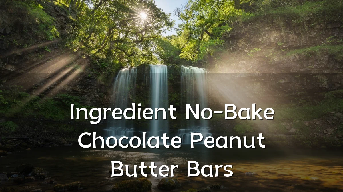 Ingredient No-Bake Chocolate Peanut Butter Bars
