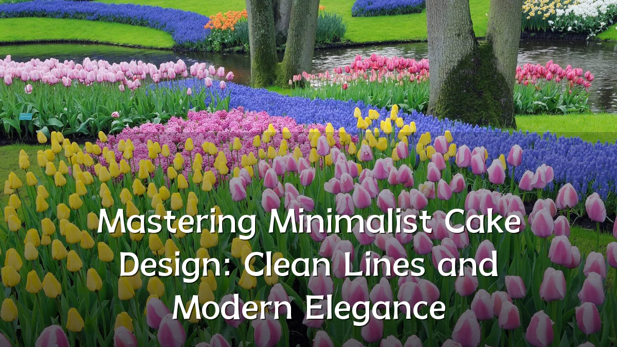 Mastering Minimalist Cake Design: Clean Lines and Modern Elegance