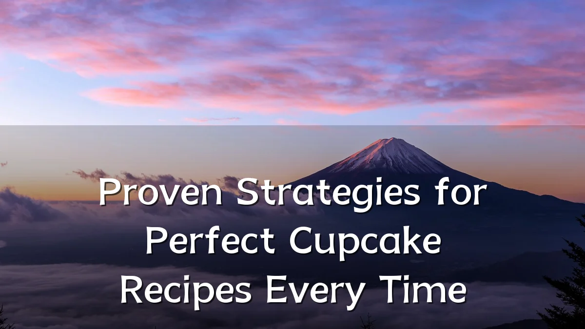 Proven Strategies for Perfect Cupcake Recipes Every Time