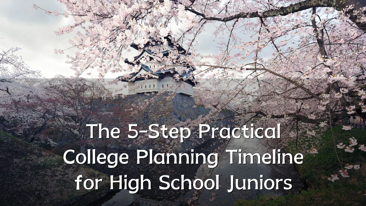 The 5-Step Practical College Planning Timeline for High School Juniors