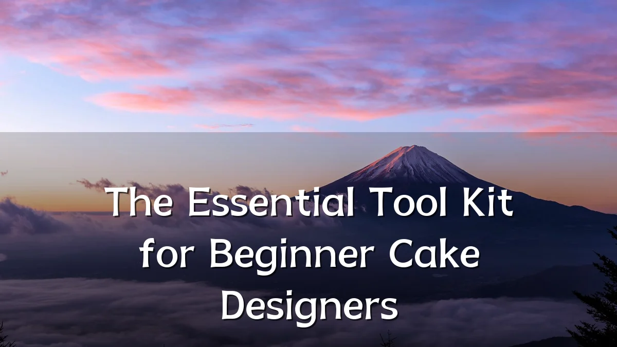 The Essential Tool Kit for Beginner Cake Designers