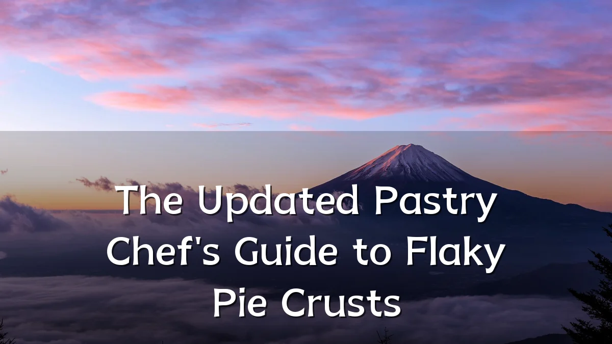 The Updated Pastry Chef's Guide to Flaky Pie Crusts